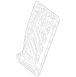 2139200432 - : Backrest Frame for Mercedes-Benz Image