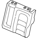 GD9Z5466601AJ - Body: Seat Back Cover for Lincoln: Continental Image