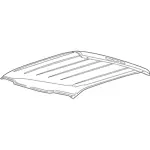 JL3Z1850202B - Body: Roof Panel for Ford: F-150 Image