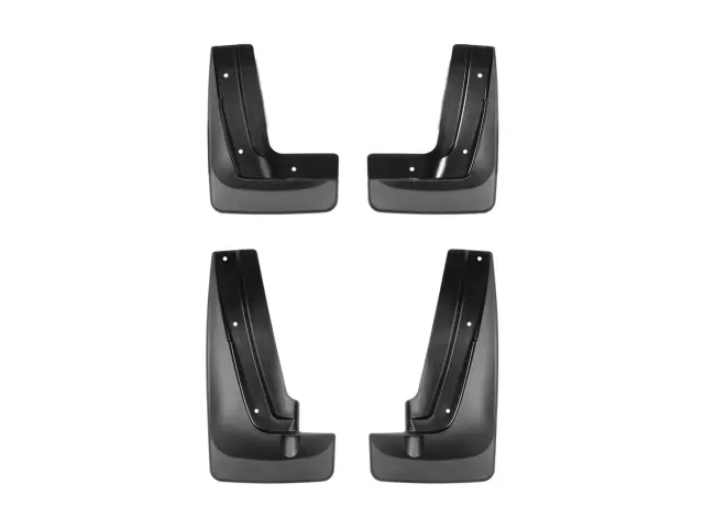 110059120059 - Accessories: Black MudFlap No-Drill DigitalFit® MudFlap Kit for WeatherTech Image