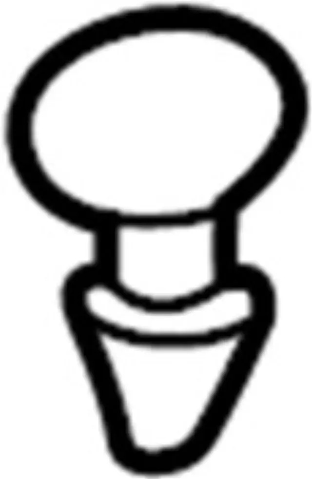 849150W010 - Body: Wheelhouse Trim Clip for INFINITI: QX4 Image