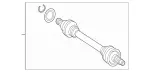 2223503900 - : Rear Axle Shaft for Mercedes-Benz Image