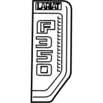 KC3Z16720AD - Body: Fender Emblem for Ford Image