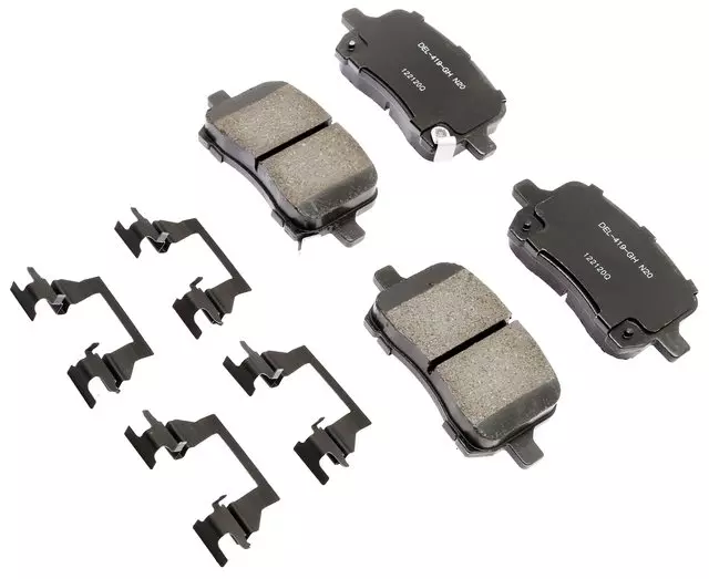 19428085 - : Ceramic Front Disc Brake Pad Kit With Clips for GM Image