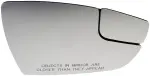 57080 - Body: Plastic Backed Mirror Glass for Dorman Image