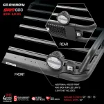 5936055T - : SRM600 55" Long x 52" Wide Tubular Basket-Style Roof Rack for Go Rhino Image
