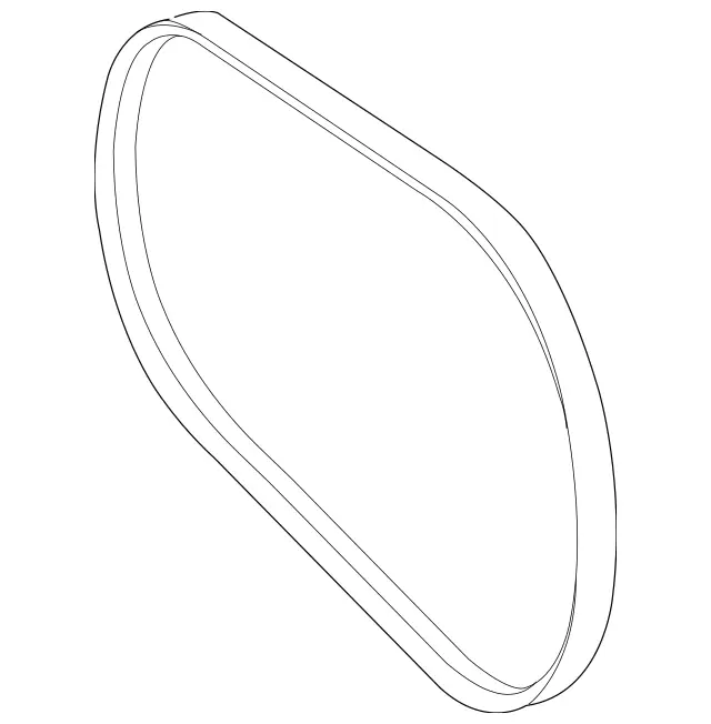 39937596 - Major Assembly Detachable Parts: V-Ribbed Belt for Mercedes-Benz: GL450, GLE400, GLE43 AMG, GLE450 AMG, GLS450, ML400, SL400, SL450 Image image