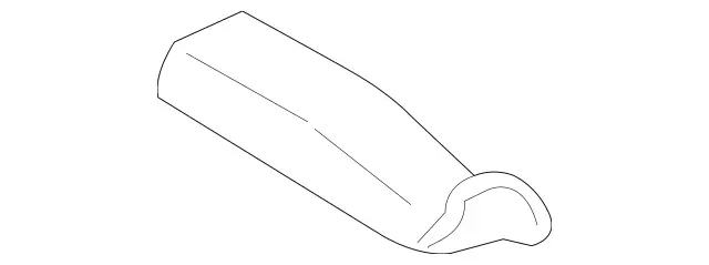 2059198100 - Driver Seat: Cover, Height Adjustment for Mercedes-Benz: C350e, C400, C43 AMG, C450 AMG, C63 AMG, C63 AMG S, E400, E450, E53 AMG, GLC300, GLC43 AMG, GLC63 AMG, GLC63 AMG S, GLE350, GLE450, GLE450e, GLE53 AMG, GLE580, GLE63 AMG S, GLS450, GLS580, GLS63 AMG, Maybach GLS600 Image image