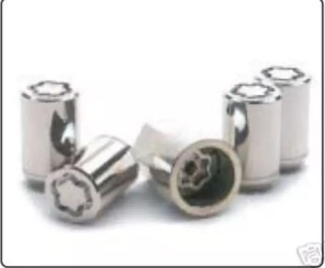 MZ315279 - : Wheel Locks Set - Chrome (4 Wheels) for Mitsubishi: Outlander, Outlander PHEV Image