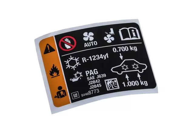 84468773 - : Caution Label for Cadillac: XT5, XT6 | GMC: Acadia Image