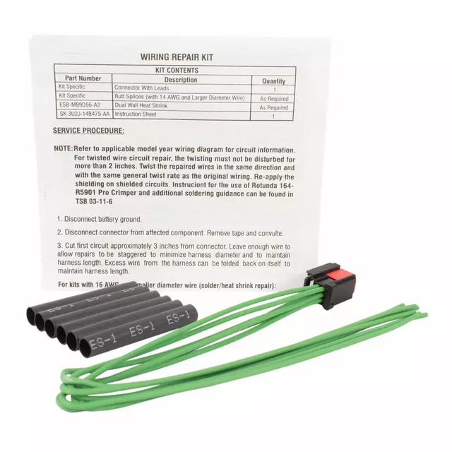 8U2Z14S411JB - : Wire Assembly for Ford Image