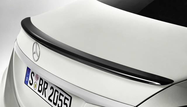 20579005889040 - Exterior: Amg Spoiler Lip - Black / High-Sheen for Mercedes-Benz Image