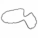 6E7Z6710BA - : Gasket Oil Pan for Ford Image