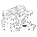 CK4Z61042A82AA - Body: Trim Bezel for Ford: Transit-150, Transit-250, Transit-350, Transit-350 HD Image