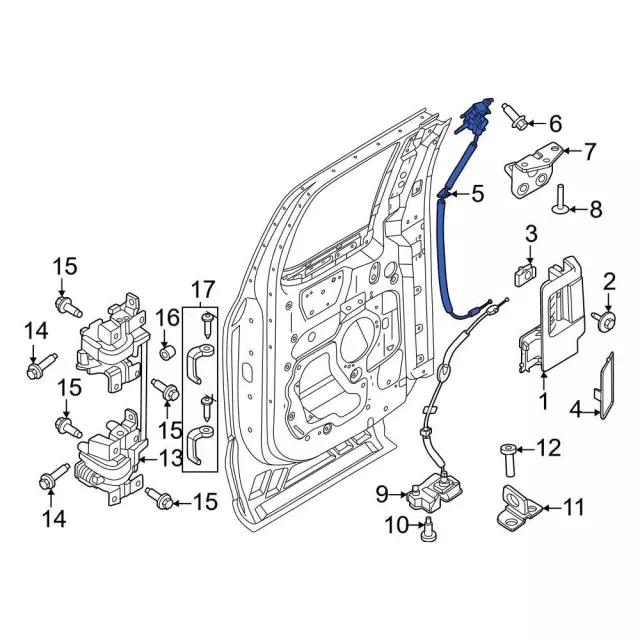 Lock Actuator - Ford (ML3Z-15264A26-G)