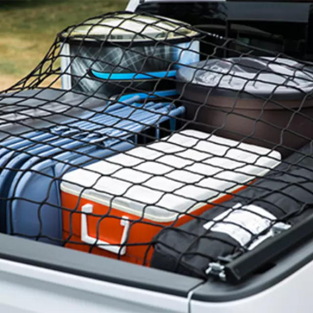 19367357 - Exterior: OEM NEW 2018-2020 GM Chevrolet Colorado 6ft Bed Cargo Net by LoadTamer 19367357 for Chevrolet: Colorado, Silverado 1500, Silverado 1500 LD, Silverado 1500 LTD, Silverado 2500 HD, Silverado 3500 HD | GMC: Canyon, Sierra 1500, Sierra 1500 Limited, Sierra 2500 HD, Sierra 3500 HD Image