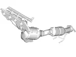 FS7Z5G232C - : Catalytic Converter With Integrated Exhaust Manifold for Ford: Fusion | Lincoln: MKZ Image