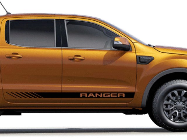 Graphics Kit - Speed Stripe Kit - Matte Black - For Super Cab - Ford (VKB3Z-6320000-B)