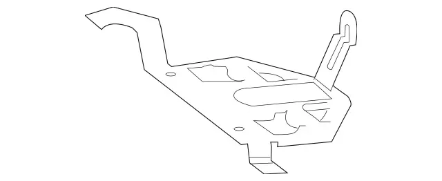 2518272614 - Electrical: Control Module Bracket for Mercedes-Benz Image
