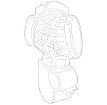 2761400312 - Engine: Elbow for Mercedes-Benz Image