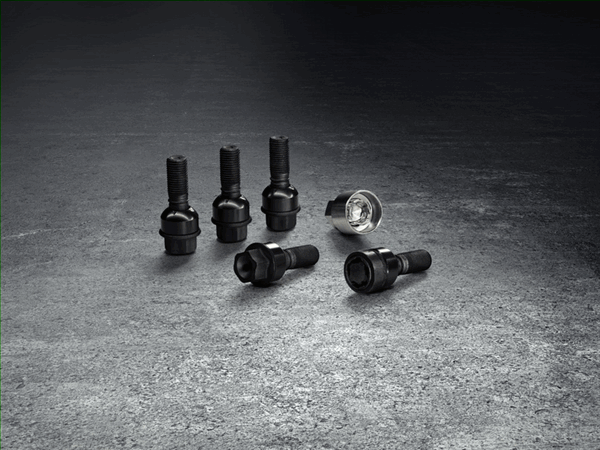 Wheel Bolts, Black - Porsche (000-044-602-70)