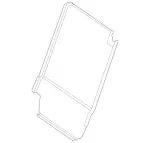 16793300009H42 - Body: Seat Back Panel for Mercedes-Benz Image