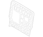 16392006867E33 - Body: Seat Back Panel for Mercedes-Benz Image