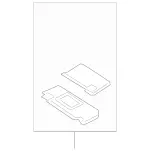 21181010107F85 - Body: Sun-visor for Mercedes-Benz Image