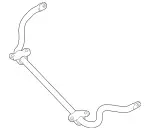 2533230265 - Springs, Suspension and Hydraulic Components: Torsion Bar for Mercedes-Benz Image