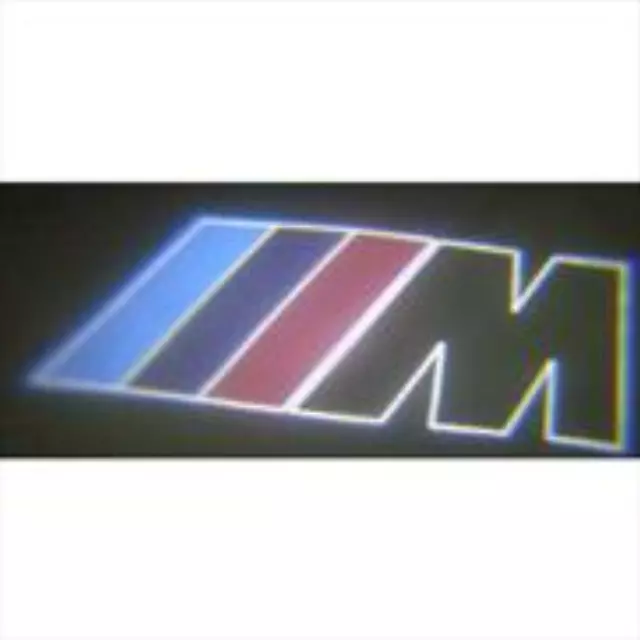 BMW OEM LED DOOR PROJECTOR HOUSINGS SET WITH BMW/M LOGO - 68MM - BMW (63-31-2-468-386)
