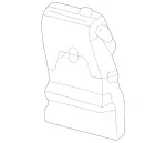 2038300740 - Heating and Ventilation: Air Duct for Mercedes-Benz Image