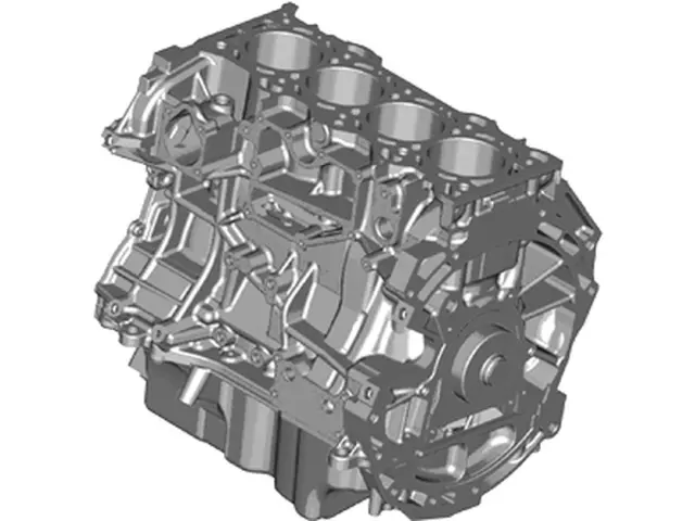 CJ5Z6009H - Engine: Short Block for Ford: Edge, Escape, Explorer, Focus, Fusion, Special Service Police Sedan, Taurus | Lincoln: MKC, MKT, MKZ Image