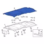 NL1Z7851944GA - Body: Headliner for Ford: Expedition Image