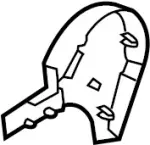 873314HA1B - : Hinge Cover for INFINITI: Q50 Image