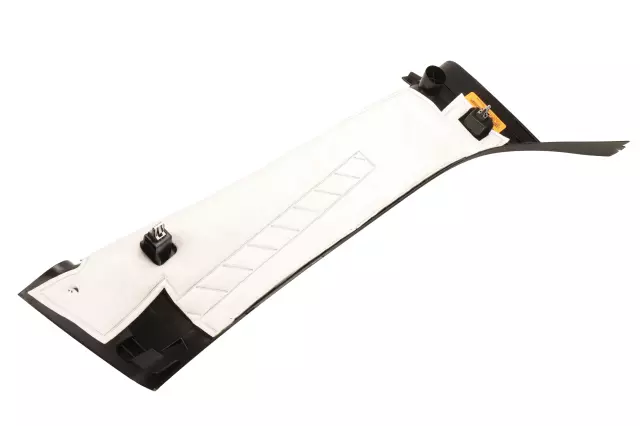 Jet Black Driver Side Body Lock Pillar Garnish Molding - GM (22964308)