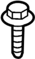 78805EH10B - Body: Rocker Reinforced Bolt for Infiniti Image