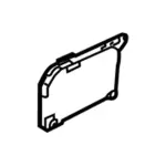 AE9Z7462257A - Body: Seat Switch Bracket for Lincoln: MKT Image