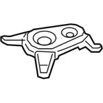 GD9Z18808S - Body: Pkg Tray Speaker for Lincoln: Continental Image