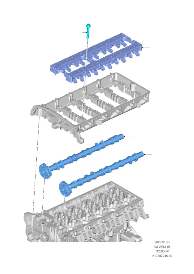 BK3Z6531C - Engine: Rocker Arms for Ford Image