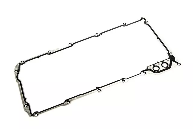 12612350 - : Oil Pan Gasket for Buick: Rainier | Cadillac: CTS, Escalade, Escalade ESV, Escalade EXT | Chevrolet: Avalanche, Avalanche 1500, Camaro, Caprice, Colorado, Corvette, Express 1500, Express 2500, Express 3500, Silverado 1500, Silverado 1500 Classic, Silverado 1500 HD, Silverado 1500 HD Classic, Silverado 2500, Silverado 2500 HD, Silverado 2500 HD Classic, Silverado 3500, Silverado 3500 Classic, Silverado 3500 HD, SS, SSR, Suburban 1500, Suburban 2500, Suburban 3500 HD, Tahoe, Trailblazer, Trailblazer EXT | GMC: Canyon, Envoy, Envoy XL, Envoy XUV, Savana 1500, Savana 2500, Savana 3500, Sierra 1500, Sierra 1500 Classic, Sierra 1500 HD, Sierra 1500 HD Classic, Sierra 2500, Sierra 2500 HD, Sierra 2500 HD Classic, Sierra 3500, Sierra 3500 Classic, Sierra 3500 HD, Yukon, Yukon XL 1500, Yukon XL 2500 | Hummer: H2, H3, H3T | Isuzu: Ascender | Pontiac: Firebird, G8, GTO | Saab: 9-7x Image