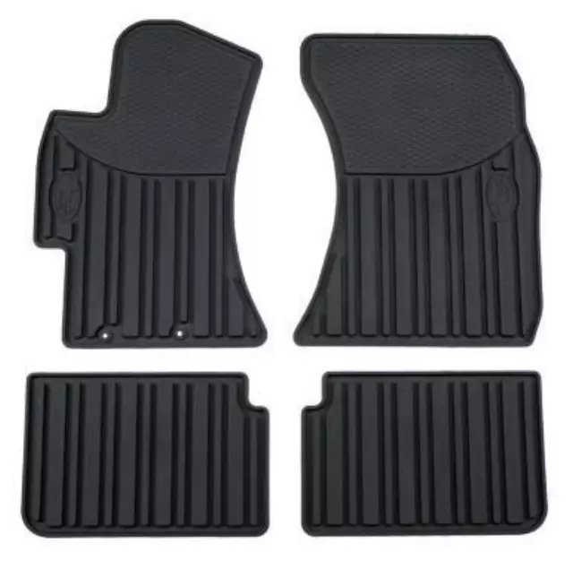 J501SSG100 - : 2014-2015 Subaru Forester All Weather Floor Mats Rubber Black OEM NEW for Subaru Image