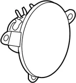 28149JK000 - Body: Windshield Pillar Speaker for INFINITI: G25, G35, G37, Q40, Q60 Image