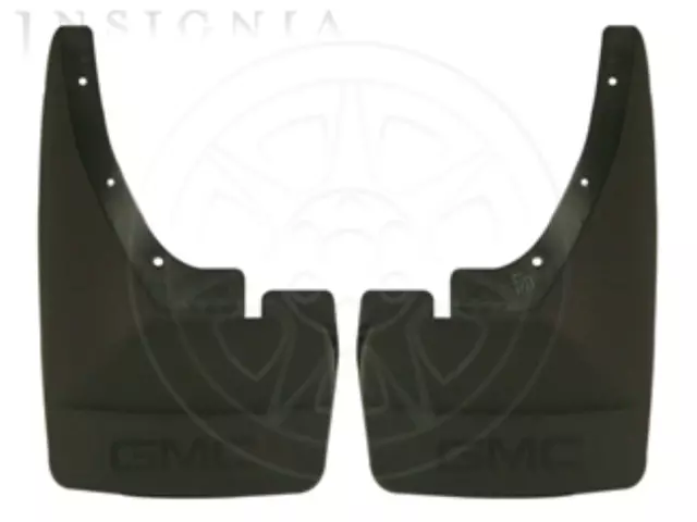 19212824 - Exterior: OEM NEW 07-14 GM Yukon 1500 2500 Rear Molded Splash Guards Mud Flaps GM 19212824 for GMC: Yukon, Yukon XL 1500, Yukon XL 2500 Image