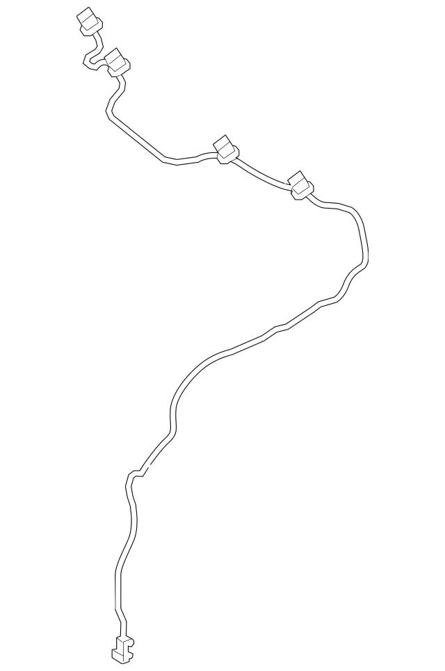 1668601092 - Windshield Washer System, Emergency Equipment: Hose Line for Mercedes-Benz: GL350, GL450, GL550, GL63 AMG, GLE300d, GLE350, GLE400, GLE43 AMG, GLE450 AMG, GLE550e, GLE63 AMG, GLS350d, GLS450, GLS550, ML250, ML350, ML400, ML550, ML63 AMG Image image