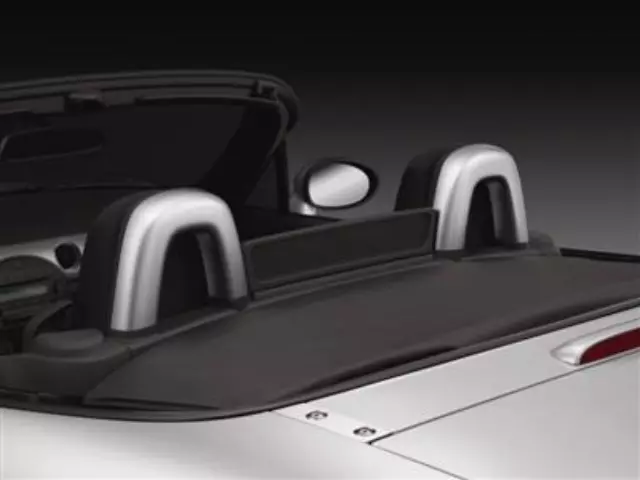 N121V1690F55 - Interior: Seat Back Bar Covers - Zeal Red for Mazda: MX-5 Miata Image