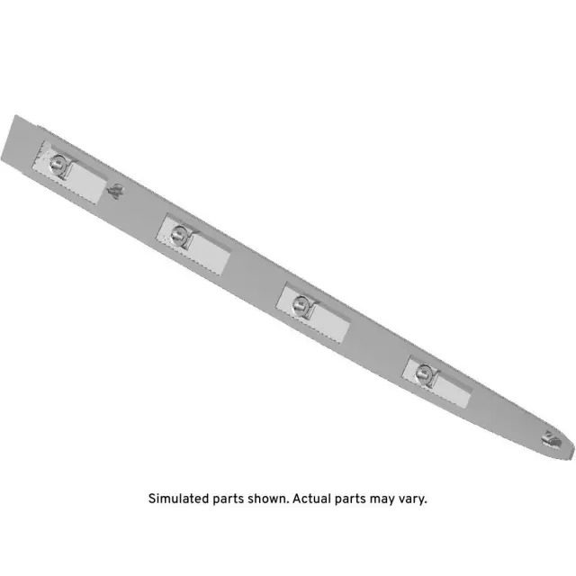 Silver Rear Passenger Side Door Molding - GM (84707749)