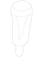 12376600229051 - Body: Lock Knob for Mercedes-Benz Image