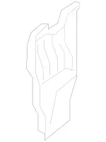 2228400018 - Panelling: Bracket for Mercedes-Benz Image