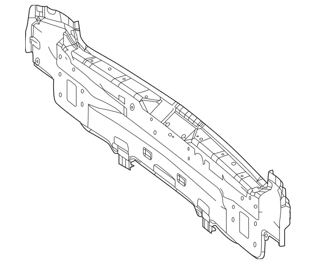 2136405400 - Rear End: Rear-End Center Section for Mercedes-Benz: E53 AMG, E63 AMG S Image image