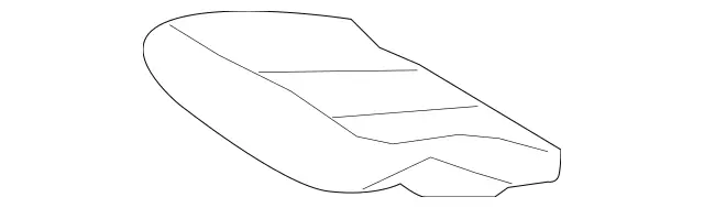 1669300194 - Folding Seat/Center Seat: Padding, Cushion for Mercedes-Benz: GL350, GL450, GL550, GL63 AMG, GLS350d, GLS450, GLS550, GLS63 AMG Image image